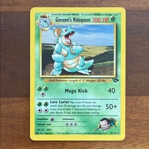 Giovanni’s Nidoqueen - Pokémon Trading Card
